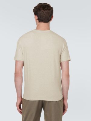 Camiseta de tela jersey Auralee beige