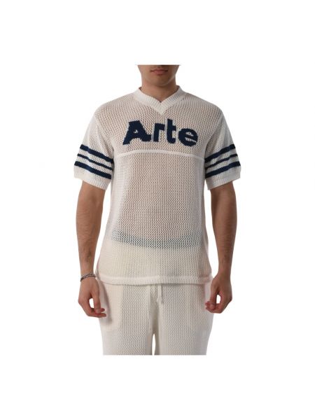 Sweter w paski Arte Antwerp biały