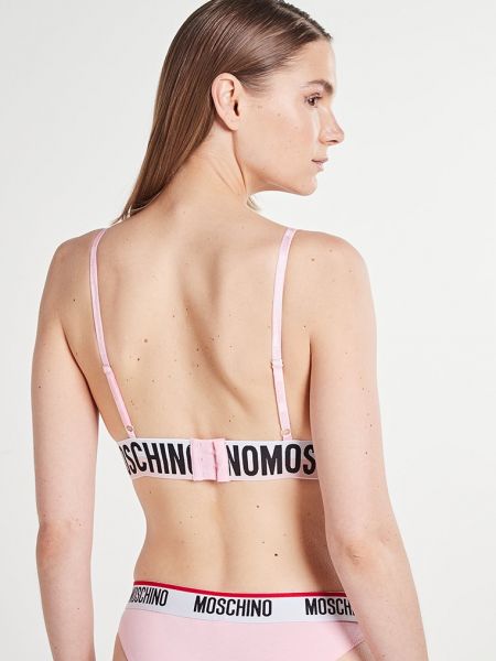 Biustonosz Moschino Underwear różowy