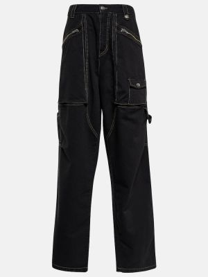 Jeansy relaxed fit Isabel Marant czarne
