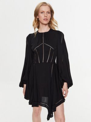 Коктейлна рокля Elisabetta Franchi черно