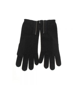 Rękawiczki z kaszmiru Brunello Cucinelli czarne