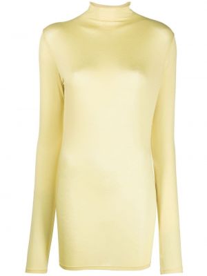 Памучна тениска Lemaire жълто