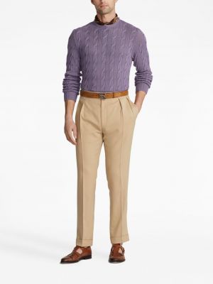 Sweter z kaszmiru Ralph Lauren Purple Label fioletowy