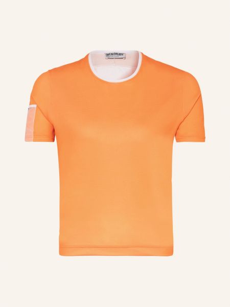 Koszulka Café Du Cycliste pomarańczowa