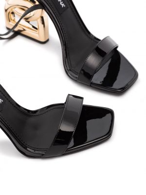 Sandalias con tacón Dolce & Gabbana negro