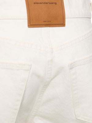Rovné kalhoty relaxed fit Alexander Wang bílé