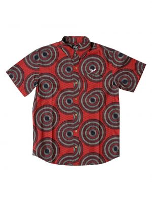 Мягкая тканая рубашка с короткими рукавами Prps красный