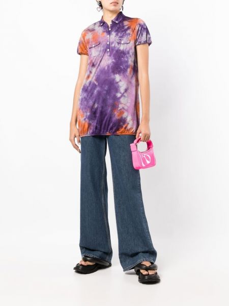 Polo krekls ar apdruku Stain Shade violets