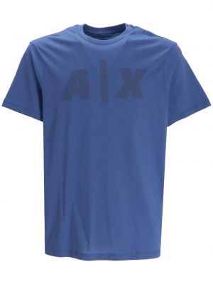 T-shirt Armani Exchange blå