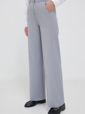 Pantaloni cu talie înaltă United Colors Of Benetton gri