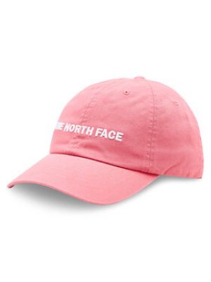 Czapka z daszkiem The North Face różowa