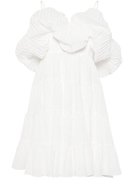 Φόρεμα με τιράντες Acler λευκό