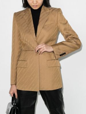 Blazer de tejido jacquard Givenchy marrón