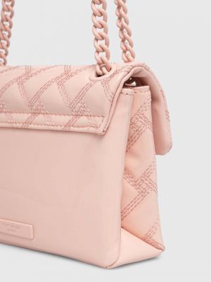 Bőr táska Kurt Geiger London rózsaszín