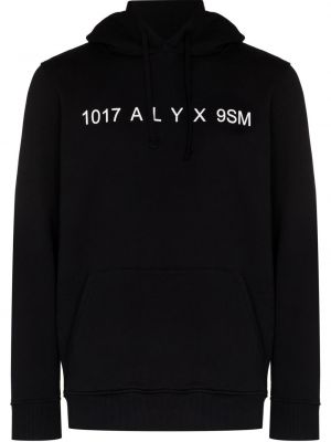 Kapučdžemperis ar apdruku 1017 Alyx 9sm melns