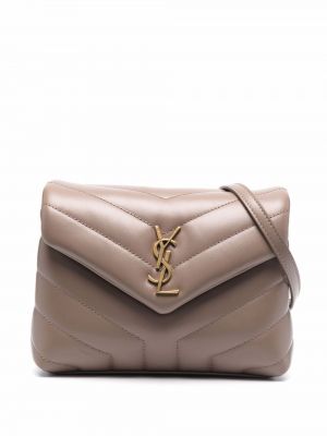 Pochette matelassé Saint Laurent doré