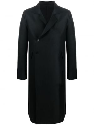Vlnený kabát Sapio čierna