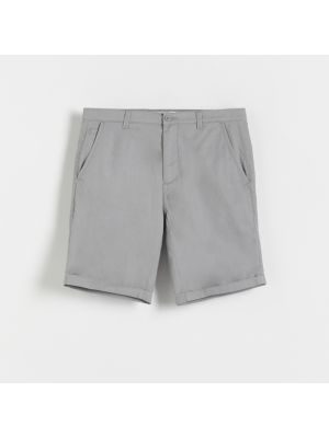 Pantaloni scurți din bumbac Reserved gri