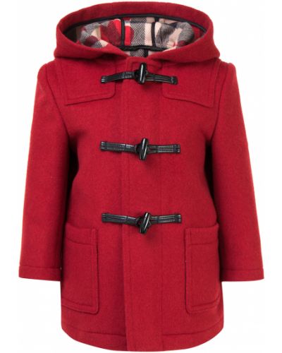 Пальто Burberry, красное