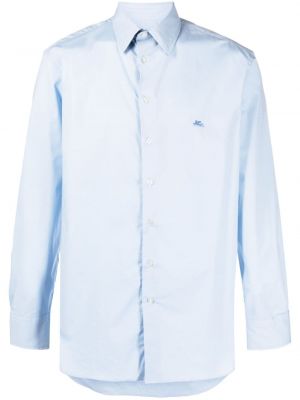 Camicia ricamata Etro blu