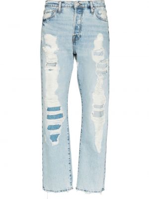 Rippet stretch jeans Frame blå