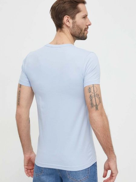 Koszulka Calvin Klein niebieska