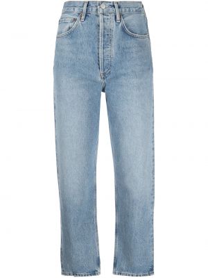 Avslappet jeans 7/8 Agolde blå