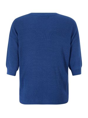 Пуловер Vero Moda Curve синьо
