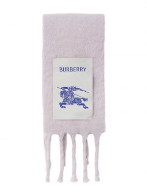 Schal mit fransen Burberry pink