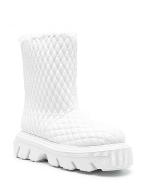 Kotníkové boty Casadei bílé
