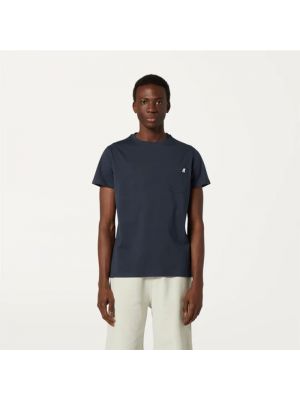 Camiseta de algodón K-way azul