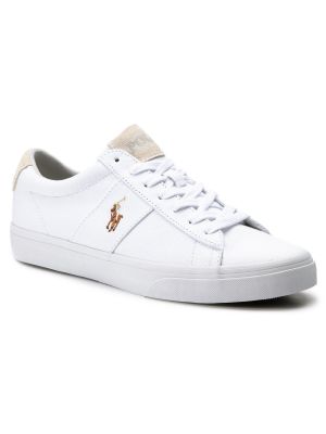 Scarpe piatte sportivi Polo Ralph Lauren bianco