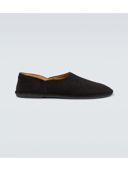 Ruskind loafers The Row svart