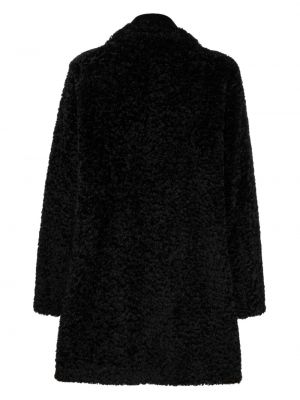 Beidseitig tragbare mantel Marina Rinaldi schwarz