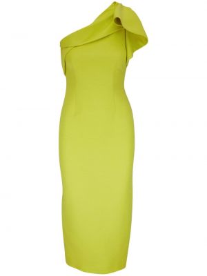 Sukienka midi Roland Mouret żółta