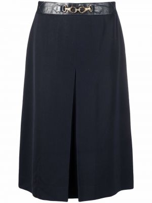 Midi sukně Céline Pre-owned, modrá