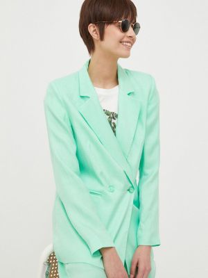 Jednobarevné sako z polyesteru Rich & Royal - zelená