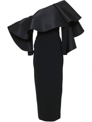 Ruffle dress Carolina Herrera svart