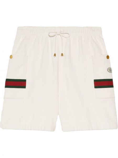 Pantalones cortos deportivos Gucci blanco