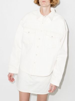 Džínová bunda Wardrobe.nyc bílá