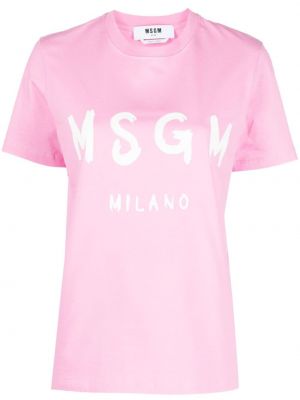 T-shirt Msgm rosa