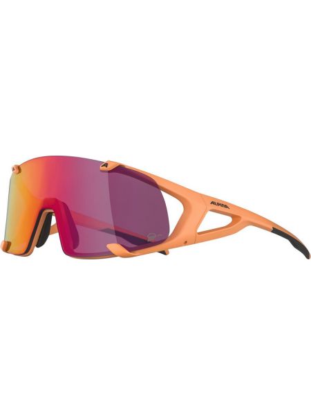 Спортивные очки солнцезащитные Alpina оранжевые