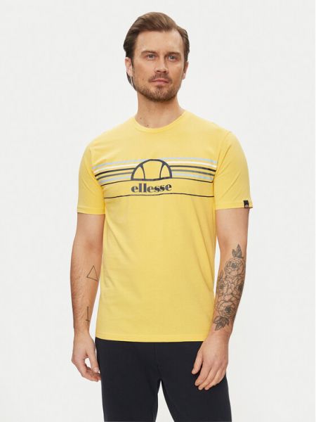 Priliehavé tričko Ellesse žltá