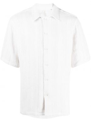 Плетена памучна риза Sunflower бяло