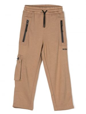 Pantaloni Boss Kidswear beige