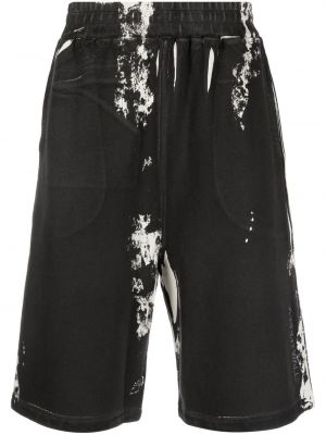 Bermuda kratke hlače z vezenjem A-cold-wall* črna