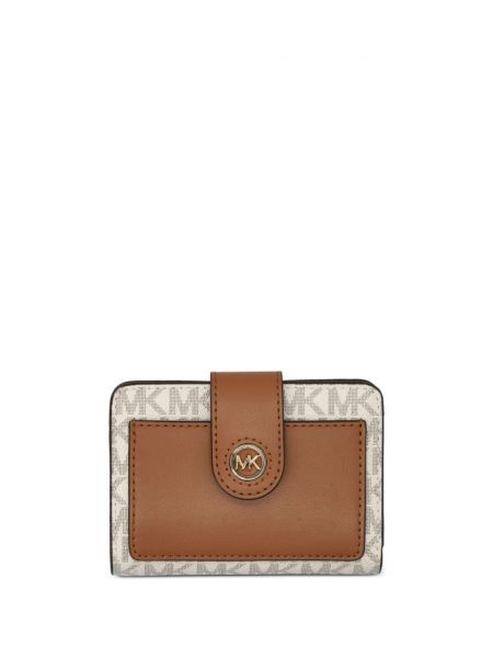 Baskılı küçük cüzdan Michael Michael Kors kahverengi