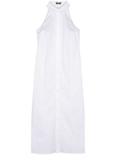 Kleid mit kragen Peserico weiß