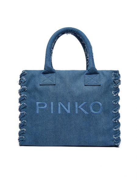 Borsa shopper Pinko blu